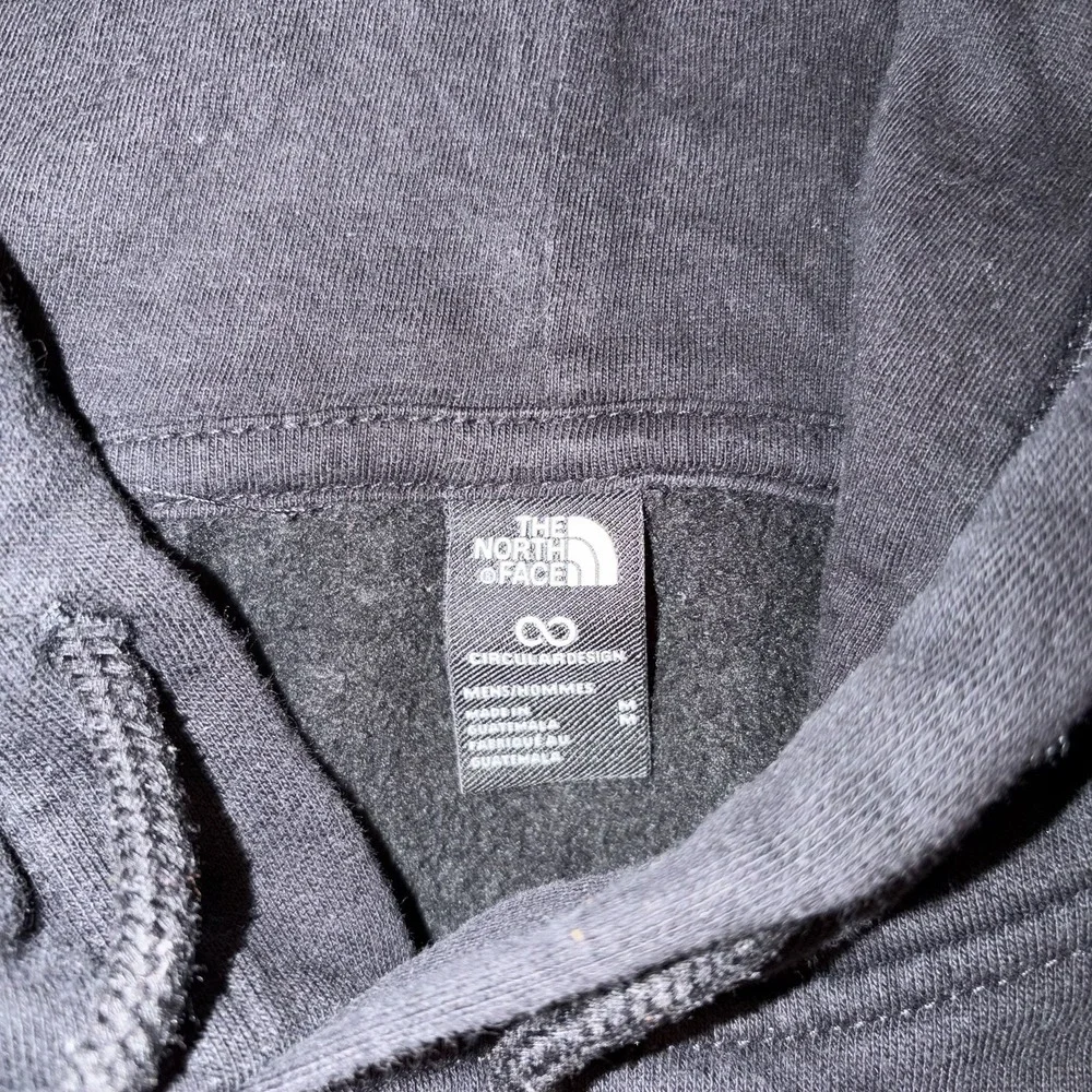 The North Face Hoodie Mens M Black Soft Fleece Long Sleeve Graphic Logo Pullover